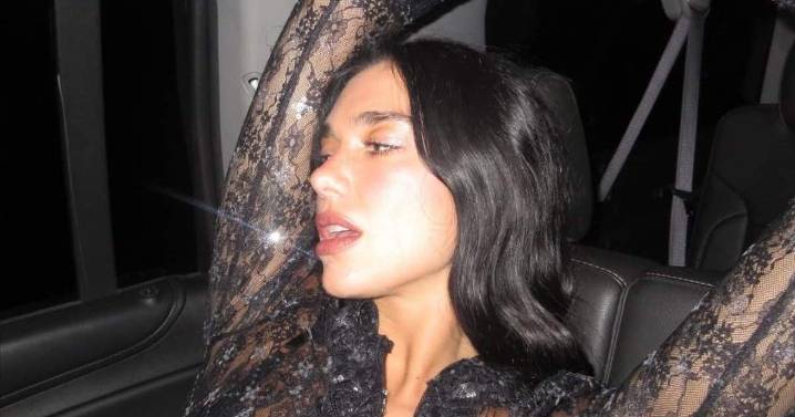 Dua Lipa's Sheer Top Turns Heads in Brazil