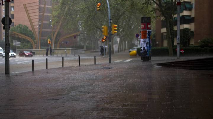 Las impactantes imágenes del temporal de lluvias en Catalunya