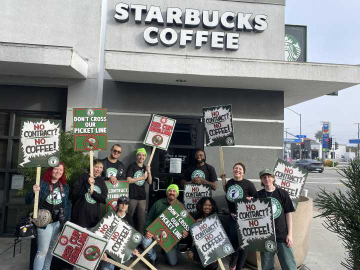 Thousands of Starbucks baristas strike over stalled labor contract negotiations, but company still going strong