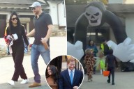 Prince Harry and Meghan Markle go trick-or-treating with kids Prince Archie, 6, and Princess Lilibet, 4