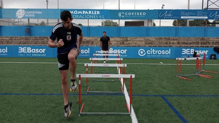 Quique Llopis se somete a un programa de ejercicio para disminuir el riesgo de lesiones