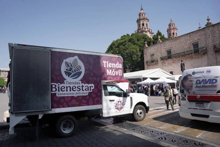 Inicia el recorrido de las Tiendas Móviles del Bienestar en Michoacán