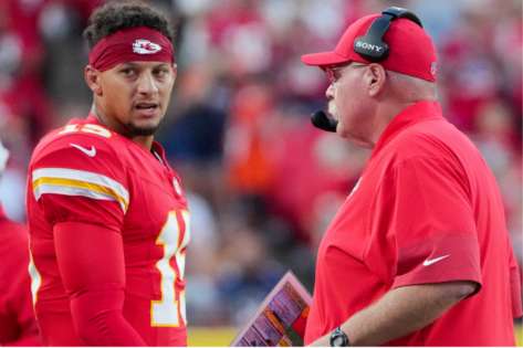 Andy Reid Points Fingers at Patrick Mahomes After Chiefs QB Called Out Coaching Mistake Andy Reid points fingers at Patrick Mahomes for Chiefs' poor running game as the quarterback calls out a coachin