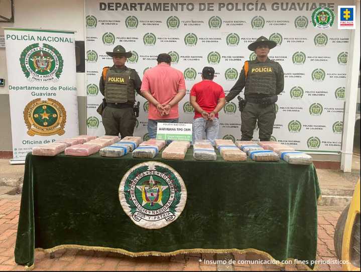 Por transportar estupefacientes en vehículo de servicio público fueron enviados a la cárcel