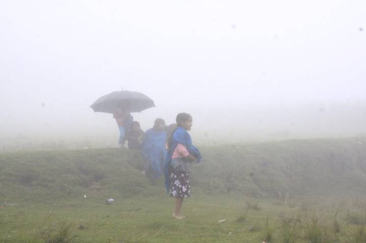 Descienden las temperaturas a -4 grados en la zona alta de La Perla