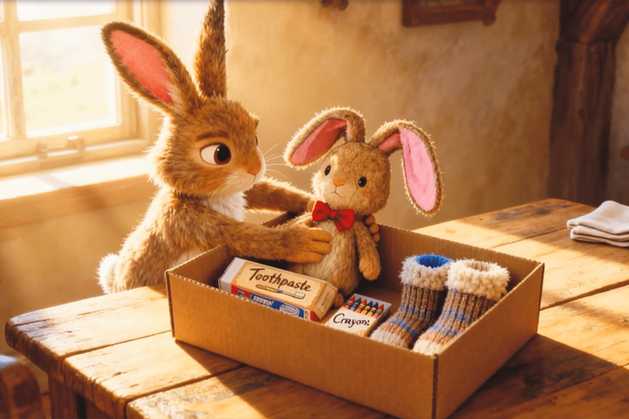 Kindness Finds its Way. Team Hope Christmas Shoebox Appeal