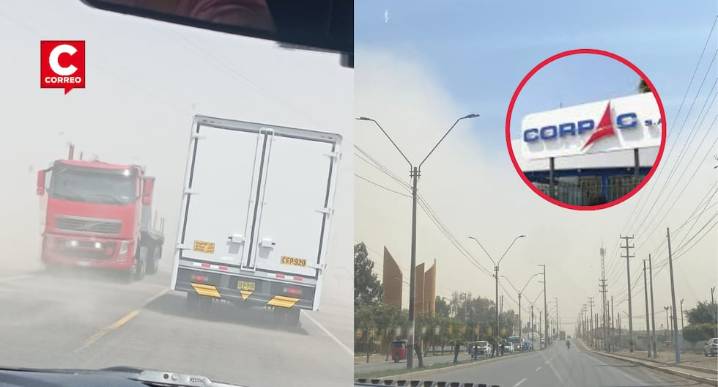 Corpac suspende vuelos en el aeropuerto de Pisco por fuertes vientos Paracas