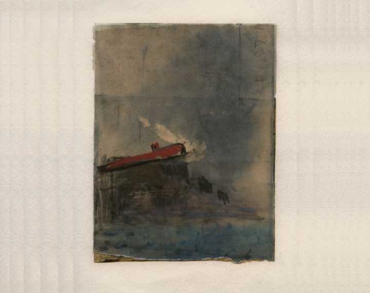 Juan Uslé, ese barco en la montaña