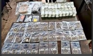 Unaccounted cash of 50 lakh rupees, Gold bangles seized from priv...