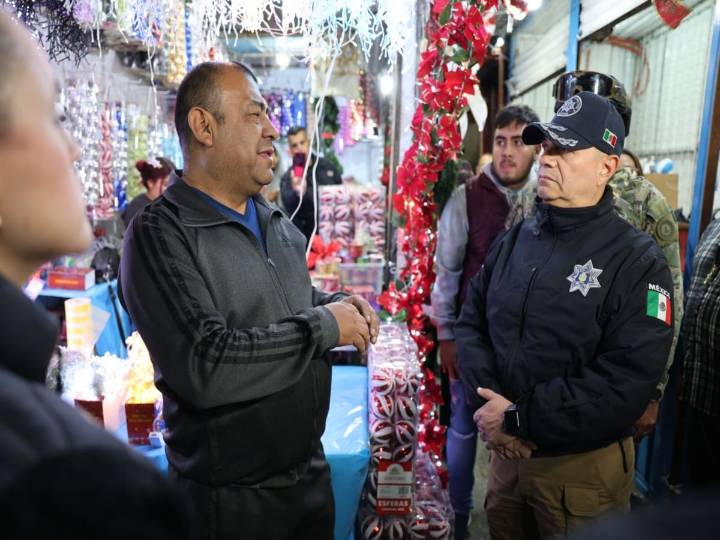 Ecatepec garantiza tranquilidad en bazares navideños