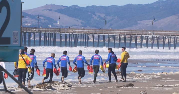 Lifeguards train during King Tides, experiencing a variety of ocean conditions