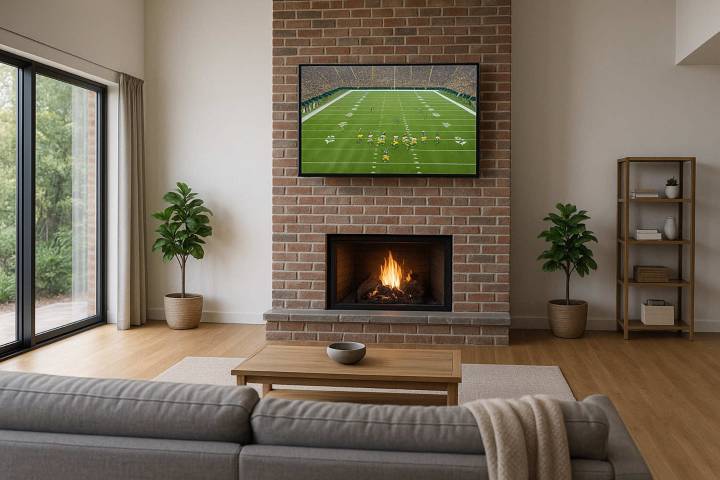 From furniture to fireplace: How a flatscreen fractured the American home and furthered divisions