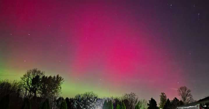 Northern lights could be visible across Maryland again Wednesday evening