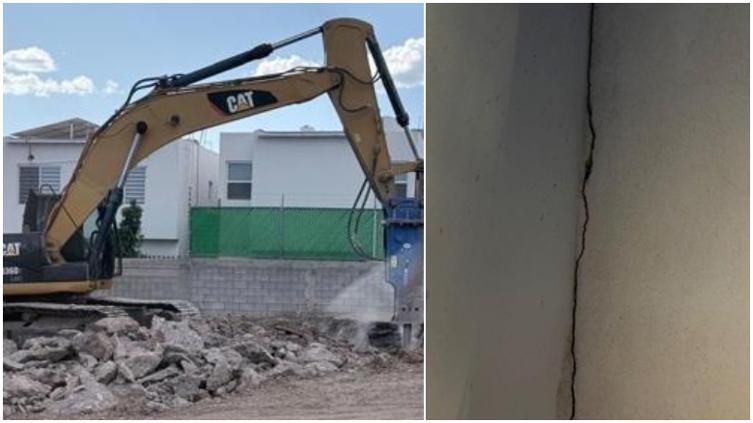 Piden vecinos detener construcción de Tracia III y responder por daños