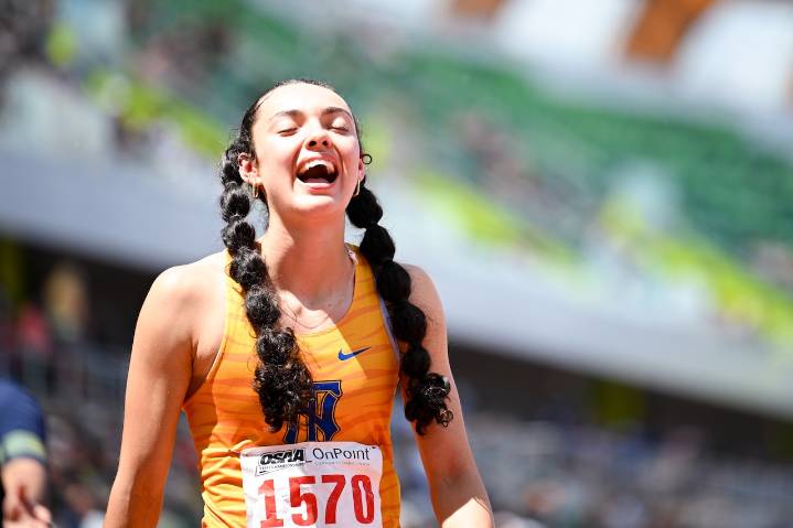 Newberg track and field star announces Big Ten college commitment