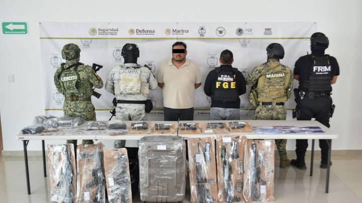 Golpe al CJNG en Quintana Roo: capturan a “El Rayo” en Cancún
