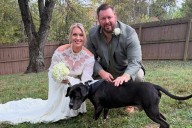 Couple Was 'Forever Foster' Parents to a Blind, Deaf Dog Included in Wedding (Exclusive)