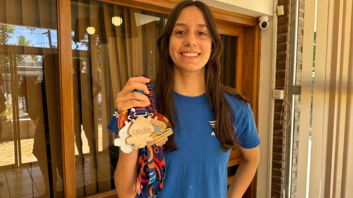 La historia de María Inés, la sanjuanina que fue campeona en natación en Bolivia
