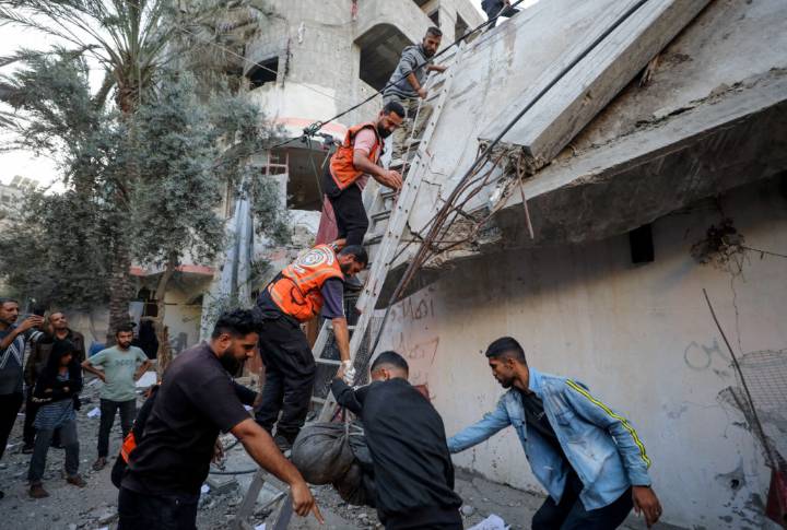 Israel launches strikes in Gaza ceasefire's latest test as hospitals say 24 people killed