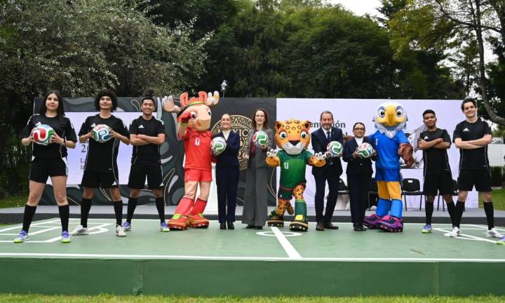 Sheinbaum presentó la Copa Mundial Fifa 2026
