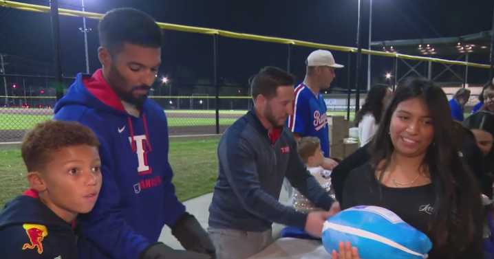 Texas Rangers, partners feed hundreds as food insecurity grows in Dallas