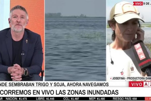 Papelón en vivo: la carita de Novaresio cuando se enteró que sus criticas eran contra una intendenta del PRO