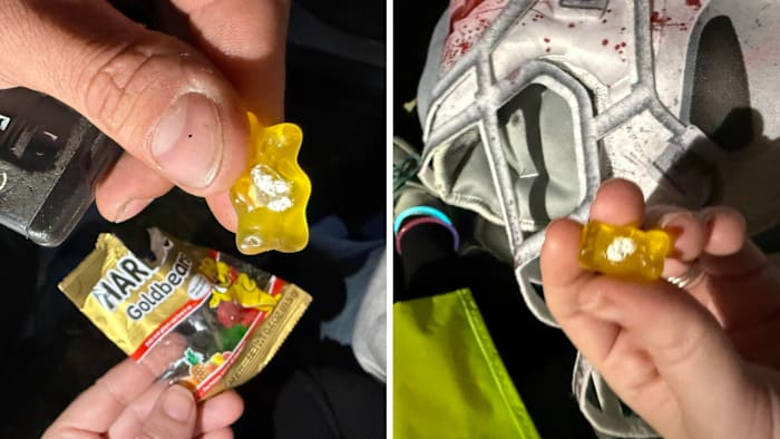 Concerned parents say white substance found inside child’s candy; Montgomery County deputies run tests