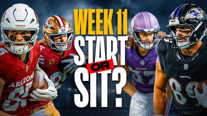 NFL Fantasy Football Week 11 2025 Start ‘Em Sit ‘Em: Tight End