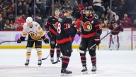 Stutzle, Senators recover to snap Bruins win streak at 7
