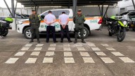 Conductores de un bus de servicio público, fueron capturados por transportar marihuana