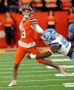 SU's 4 completions vs. UNC are its fewest in ACC play