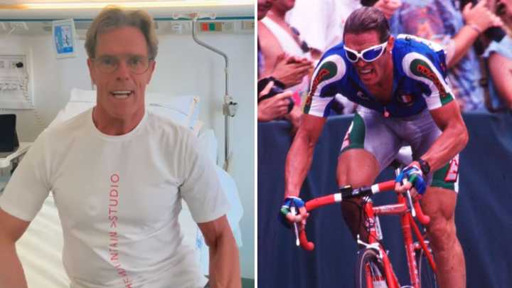 Mario Cipollini (58 años) explica que tuvo que ser hospitalizado por problemas cardíacos