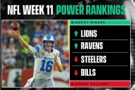 NFL Week 11 Power Rankings: Lions & Ravens Rise, Steelers and Bills Fall