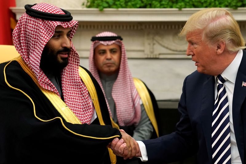 Trump to welcome Saudi crown prince with offer of fighter jets, business deals