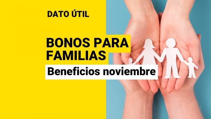Tu familia puede recibir bonos en noviembre: ¿Qué beneficios están disponibles?