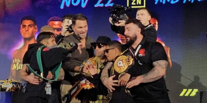 Lo que no se vio del tenso careo entre Puma Martínez y Bam Rodríguez: fuerte advertencia, la hinchada argentina y guiño a la Scaloneta