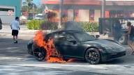 Video shows citizens save Florida man trapped inside burning car