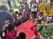 En La Democracia 84 niños recibieron atención médica de la Asociación civil Por Amor A Ti