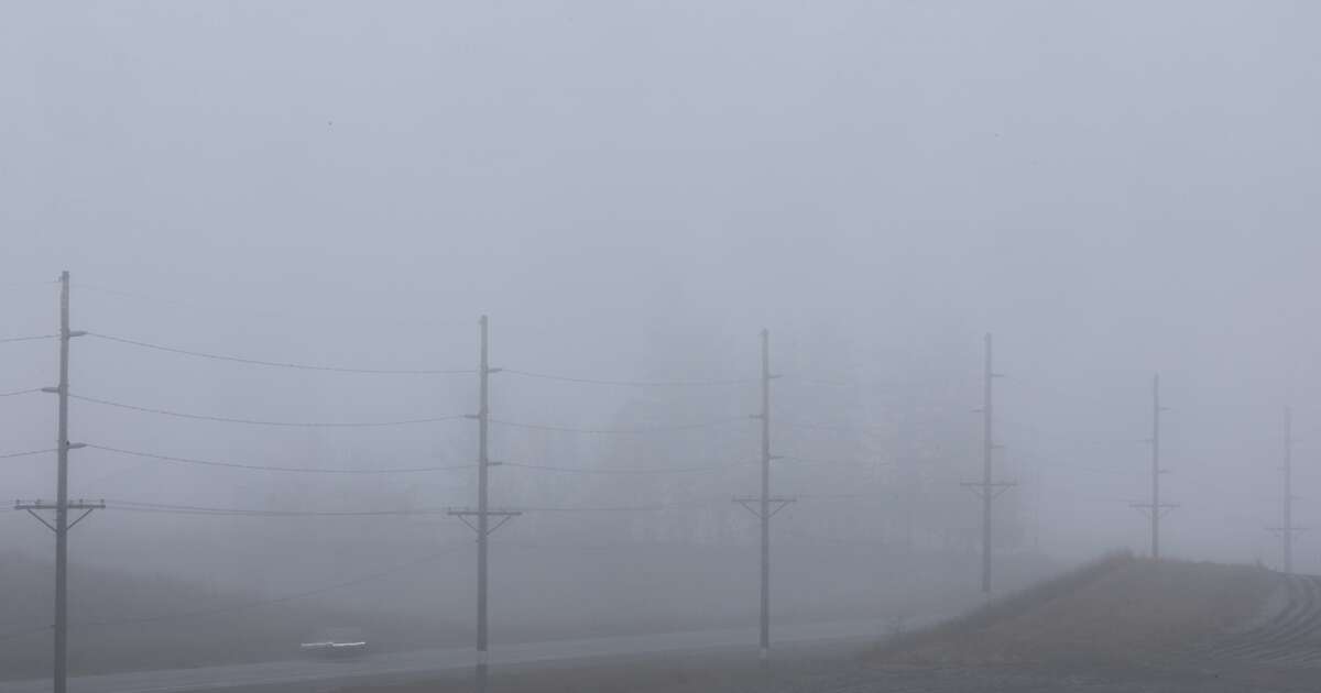 Photo: Foggy start to Thanksgiving week