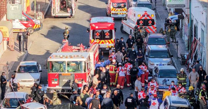 Se registran 22 personas fallecidas tras explosión e incendio en comercio del Centro de Hermosillo