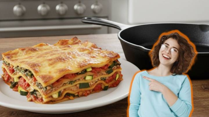Receta de lasaña vegetariana en sartén: una opción saludable y deliciosa