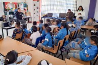 Policía de Tlaxcala sorprende con jornada de prevención en primaria de Ocotlán