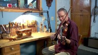 New Brighton violin designer helps save David Byrne's show at Orpheum Theater
