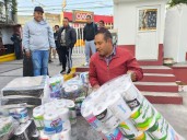 Chimalhuacán envía toneladas de víveres a damnificados de Hidalgo