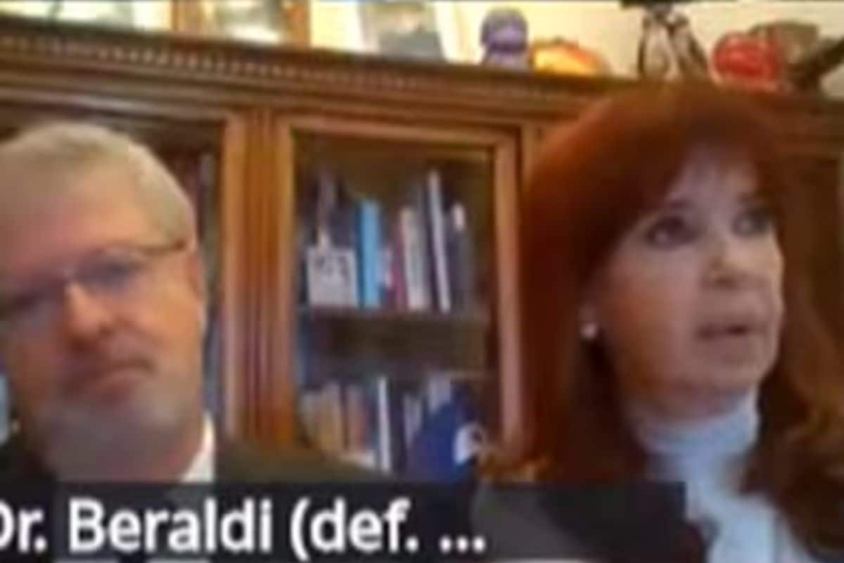 La reacción de Cristina Kirchner cuando uno de los jueces de la Causa Cuadernos pidió que apareciera en cámara