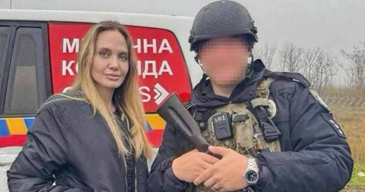 VIDEO. Angelina Jolie tuvo una inesperada visita a Ucrania