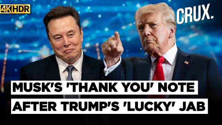 "You Are So Lucky I'm With You" Trump Teases Elon Musk, Gets Thank You Note From Tesla Boss