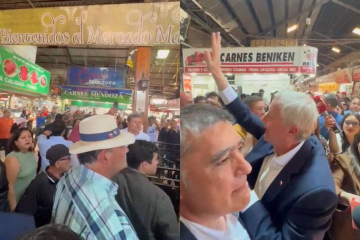 “Que se vaya”: José Antonio Kast es abucheado durante visita al Barrio Franklin