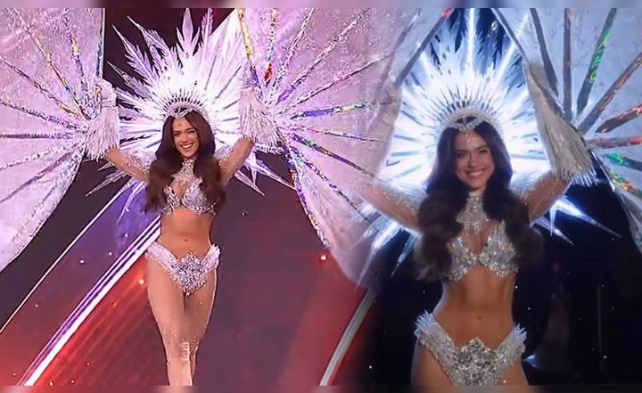 Karla Bacigalupo brilla en el Miss Universo 2025 con sorprendente vestuario en la competencia de Traje Nacional