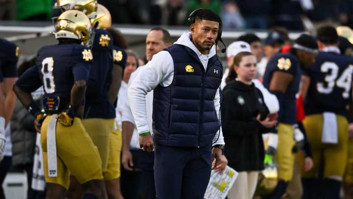 Notre Dame CFP projection: Marcus Freeman lobbies for Irish, updates Love injury